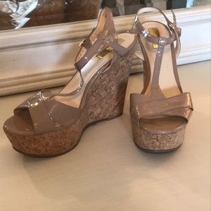 Nude Jessica Simpson Wedges